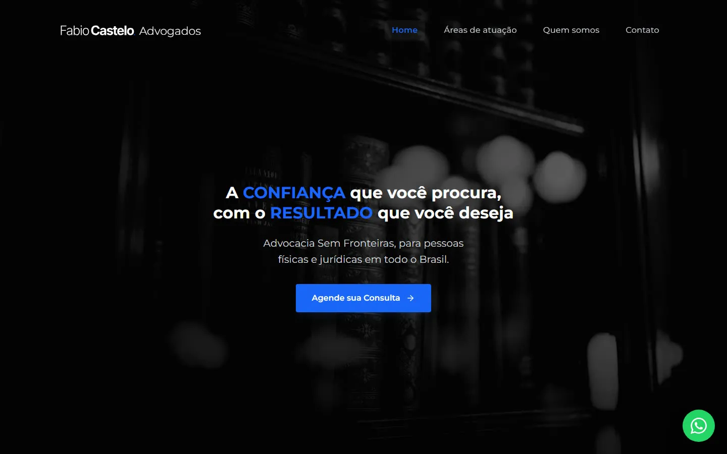 Preview do site Fábio Castelo Advogados